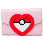 Pok&eacute;mon Exclusive I Choose You Hearts Flap Zip Around Wallet, , hi-res view 1