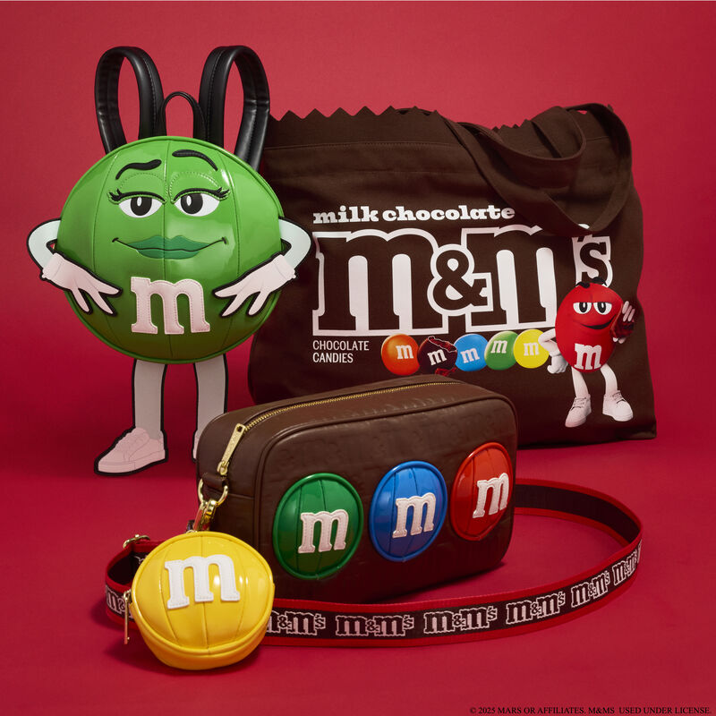 Loungefly x M&M'S Green Character Cosplay Chocolate Scented Mini Backpack, , hi-res view 4