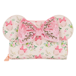 Minnie Mouse Floral All-Over Print Zip Around Wallet, , hi-res view 1