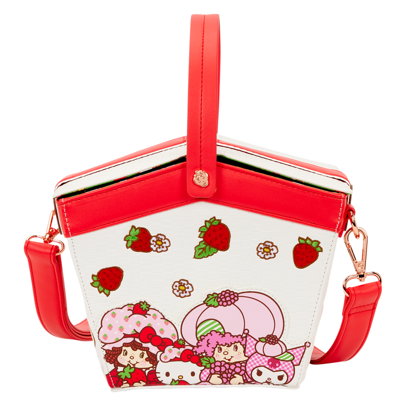 Sanrio Hello Kitty & Friends x Strawberry Shortcake Scented Figural Basket Crossbody Bag, , hi-res view 1