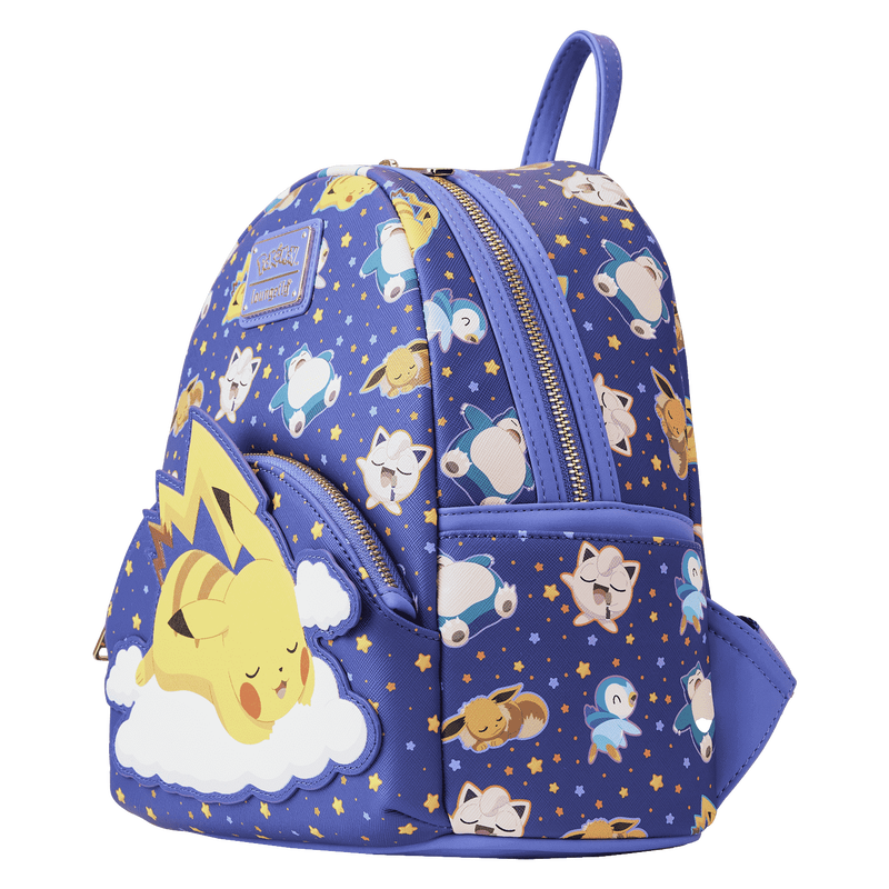 Sleeping Pikachu and Friends Mini Backpack, , hi-res view 3