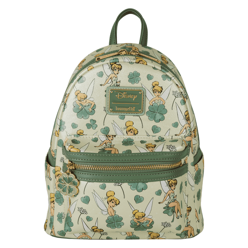 Peter Pan Tinker Bell Clover All-Over Print Mini Backpack, , hi-res view 1