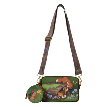 The Fox and the Hound Tod & Copper Sling Crossbody Bag with Coin Bag, , hi-res view 1