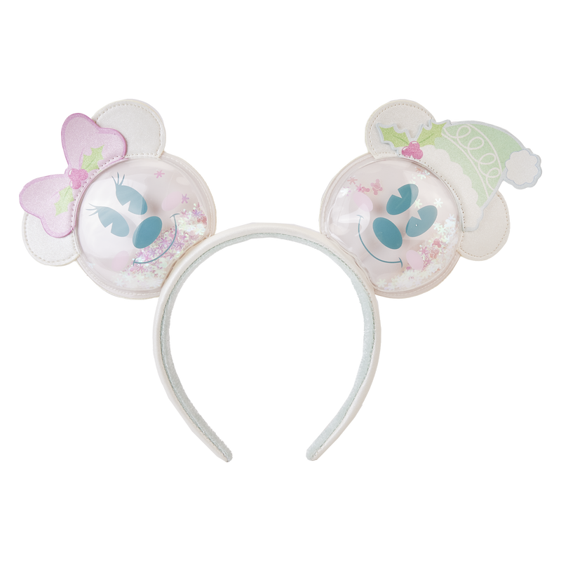 Mickey & Minnie Pastel Snowman Ear Headband, , hi-res view 4