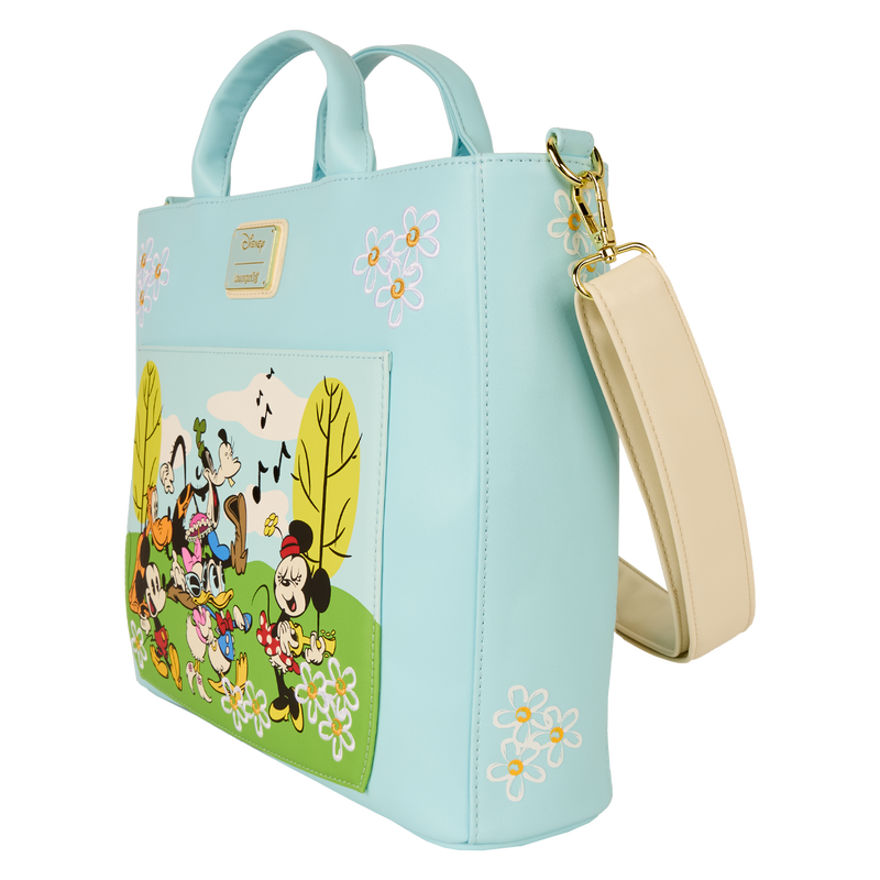 Mickey & Friends Exclusive Park Day Convertible Backpack & Tote Crossbody Bag, , hi-res view 3