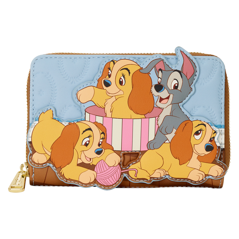 Lady and the Tramp Exclusive Puppies Zip Around Wallet, , hi-res view 1