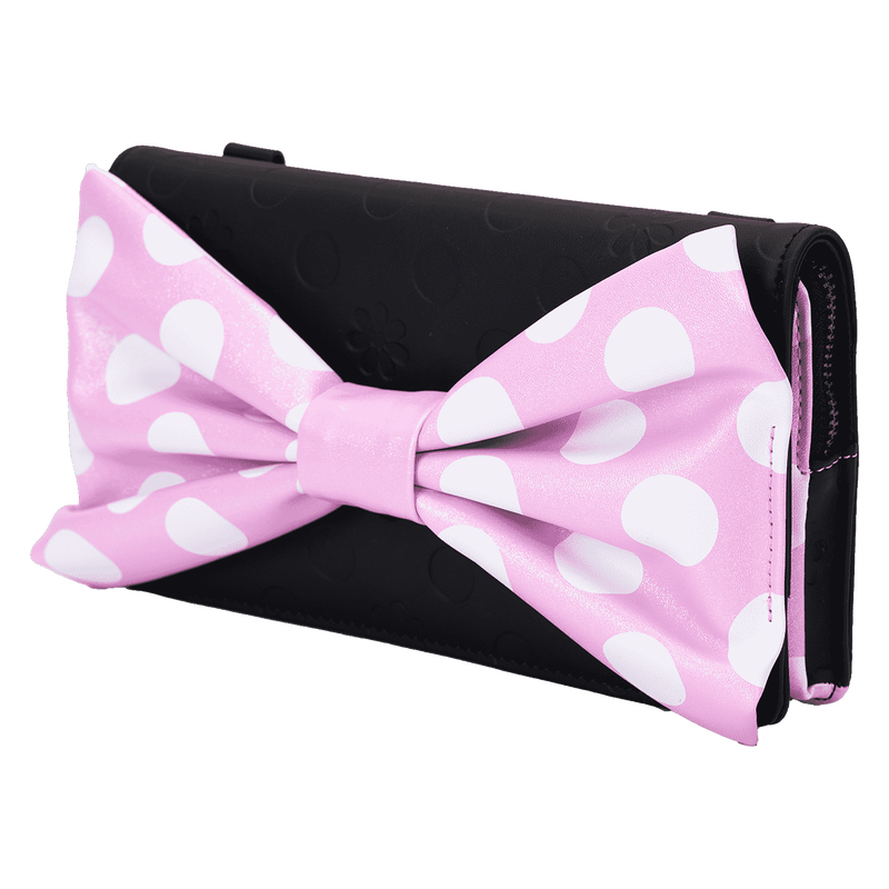 Minnie Mouse Floral Rock The Dots Clutch Crossbody Bag, , hi-res view 3