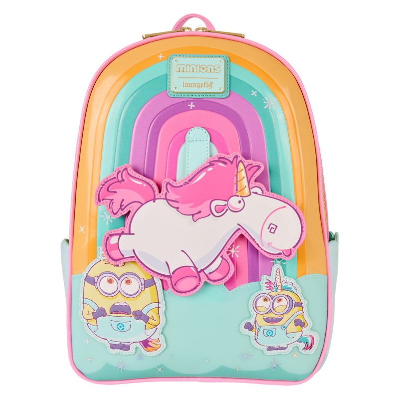 Minions Fluffy Unicorn Rainbow Mini Backpack, , hi-res view 3