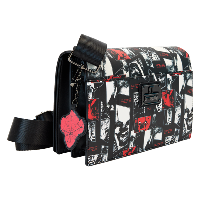 I Heart Horror It Pennywise Glow Crossbody Bag, , hi-res view 6