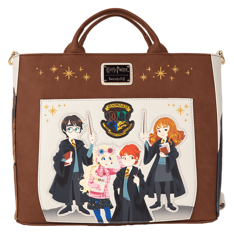 Harry Potter Hogwarts Convertible Backpack & Tote Crossbody Bag, , hi-res view 1