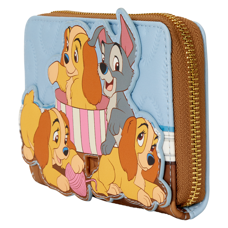 Lady and the Tramp Exclusive Puppies Zip Around Wallet, , hi-res view 4