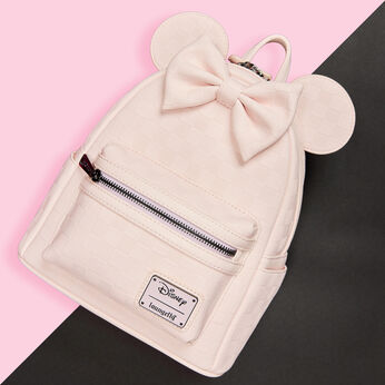 Minnie Mouse Checkered Texture Mini Backpack LFlifestyle1 view 2