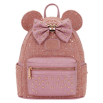 Exclusive Minnie Mouse Glitter Tweed Mini Backpack, , hi-res view 1