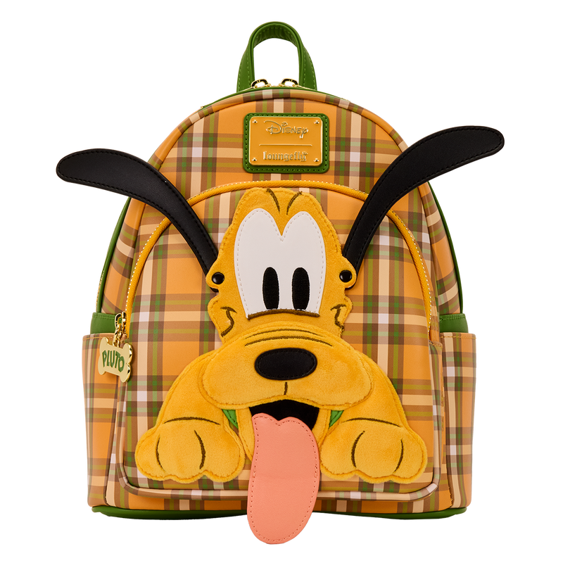 Pluto 95th Anniversary Plaid Mini Backpack, , hi-res view 6