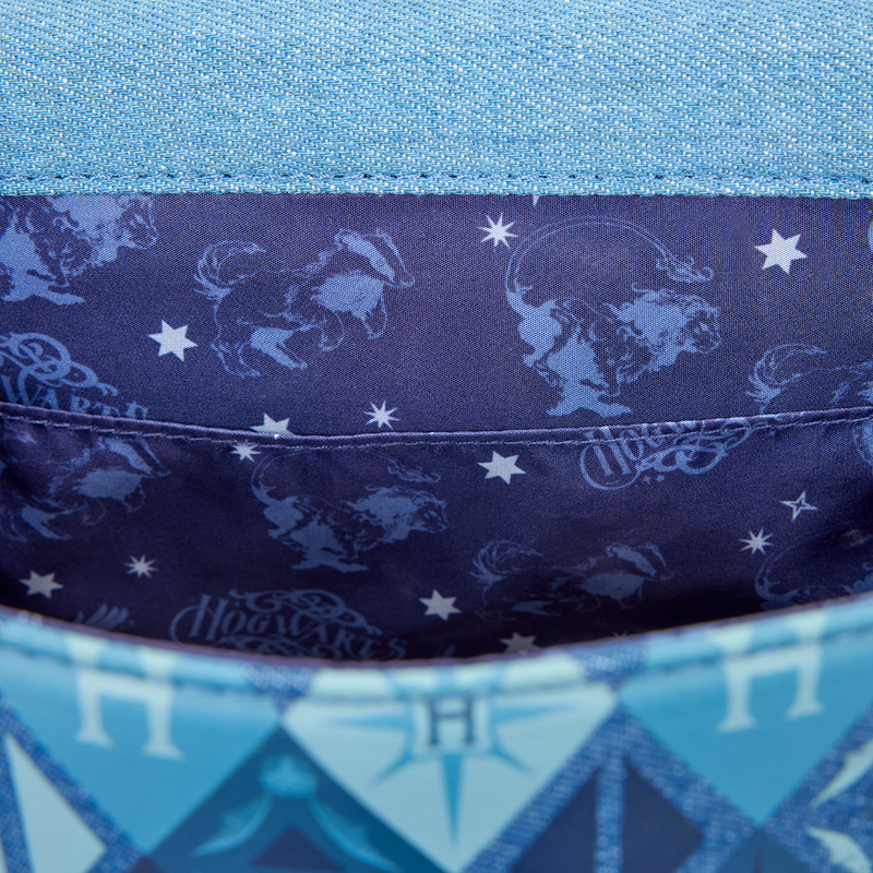 Harry Potter Hogwarts Denim Crossbody Bag, , hi-res view 5