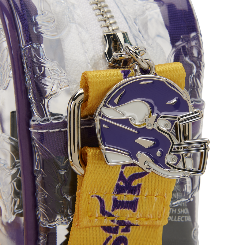 NFL Minnesota Vikings Clear Crossbody Stadium Bag, , hi-res view 5
