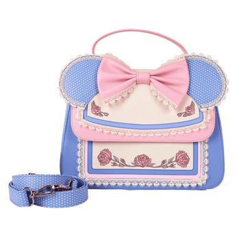 Minnie Mouse Floral and Lace Crossbody Bag, Image 1
