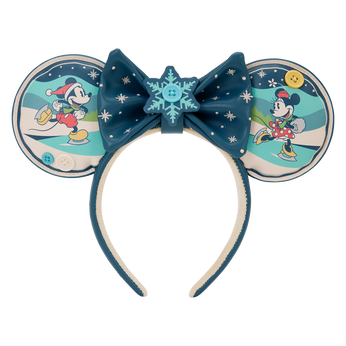 Mickey & Minnie Holiday Ear Headband, Image 1