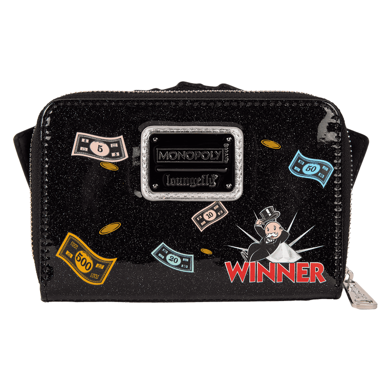 Monopoly 90th Anniversary Money Glitter Zip Around Wallet, , hi-res view 4