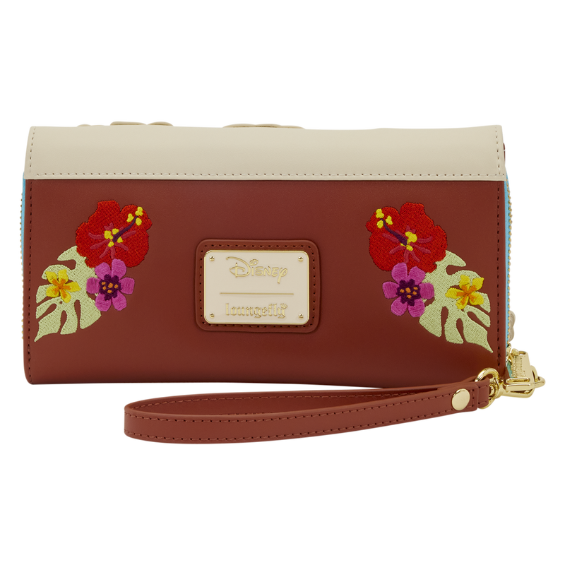 Moana Live Action Floral Wristlet Wallet, , hi-res view 6