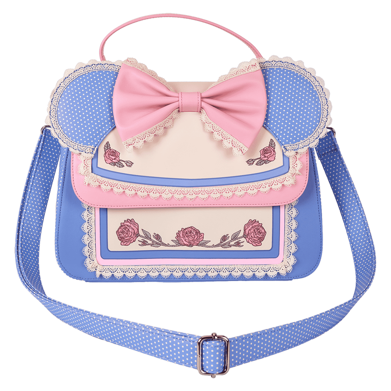 Minnie Mouse Floral and Lace Crossbody Bag, , hi-res view 8