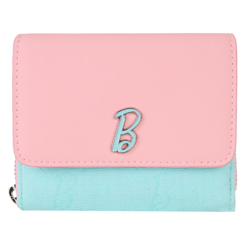 Classic Barbie Terry Cloth Zip Around Wallet, , hi-res view 1
