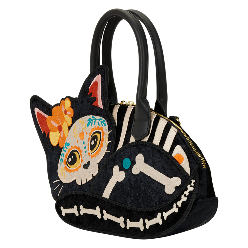 Loungefly Día de los Muertos Cat Alebrije Crossbody Bag, , hi-res view 3