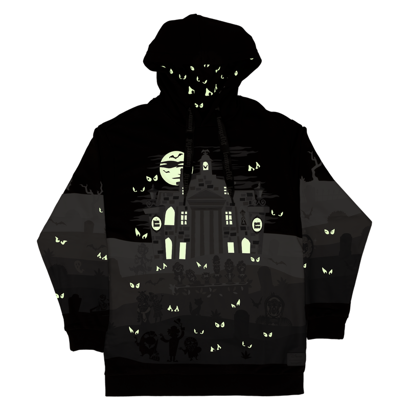 The Haunted Mansion Graveyard Glow Unisex Hoodie, , hi-res view 4