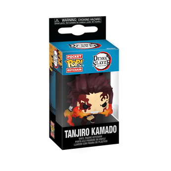 Pop! Keychain Tanjiro Kamado (Dancing Flash), Image 2