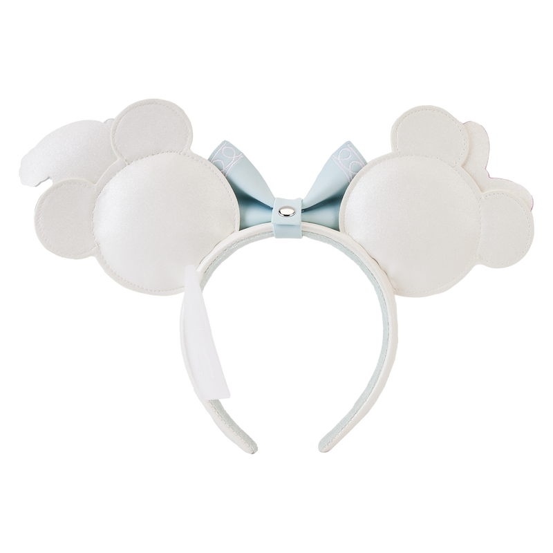 Mickey & Minnie Pastel Snowman Ear Headband, , hi-res view 5