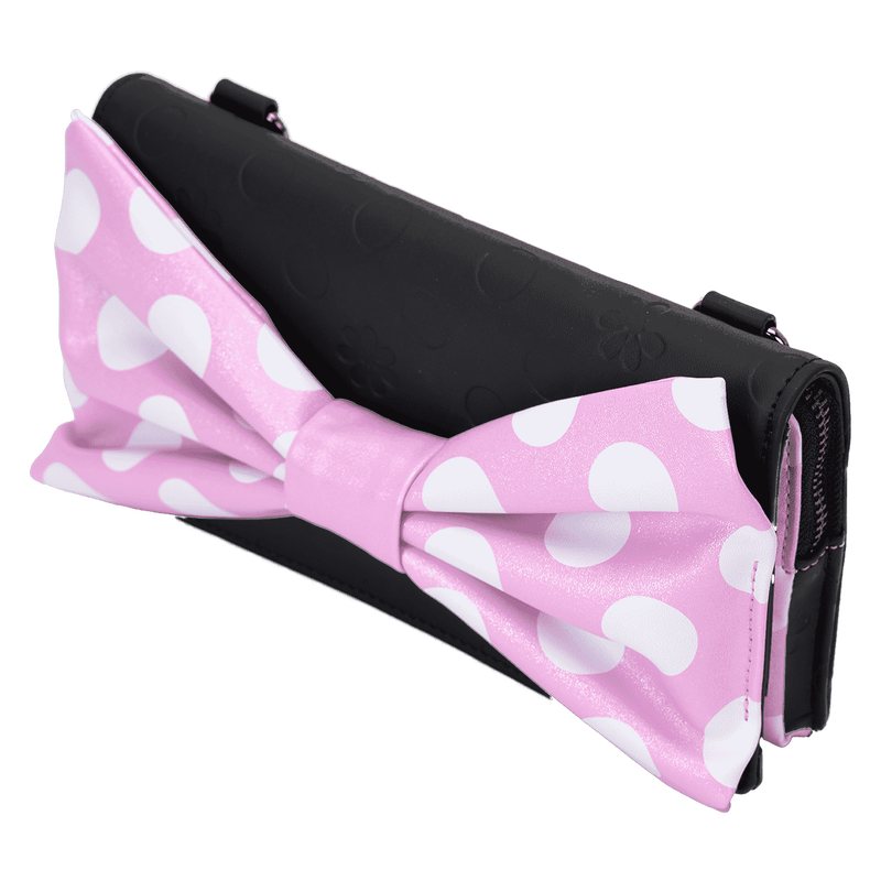 Minnie Mouse Floral Rock The Dots Clutch Crossbody Bag, , hi-res view 4