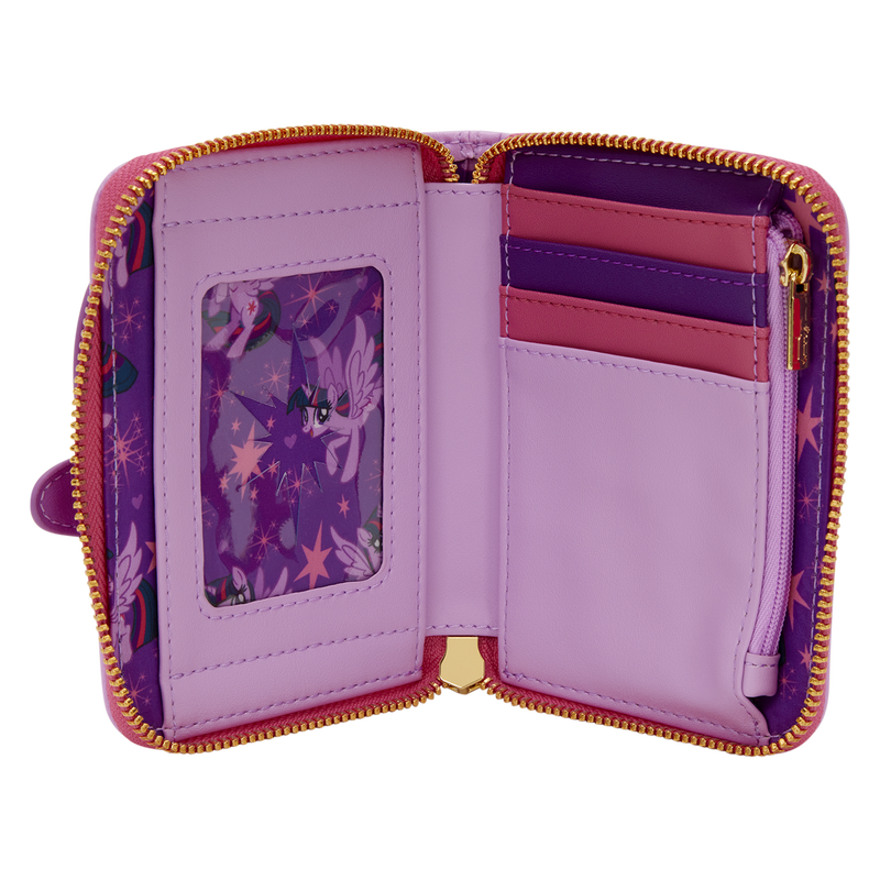 My Little Pony Twilight Sparkle Cosplay Glitter Zip Around Wallet, , hi-res view 4