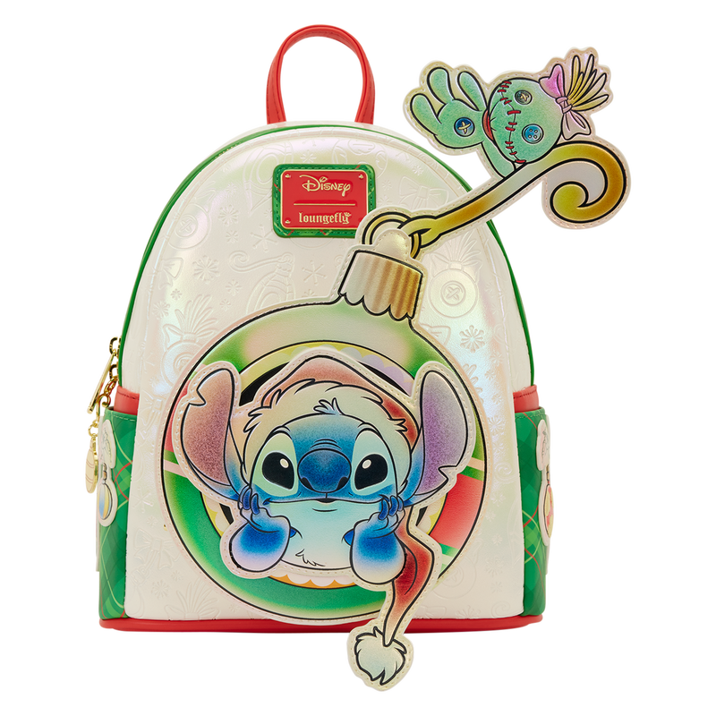 Stitch & Scrump Iridescent Holiday Ornament Mini Backpack, , hi-res view 5
