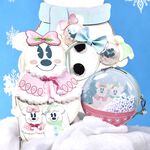 Mickey & Minnie Pastel Snowman Ear Headband, , hi-res view 3