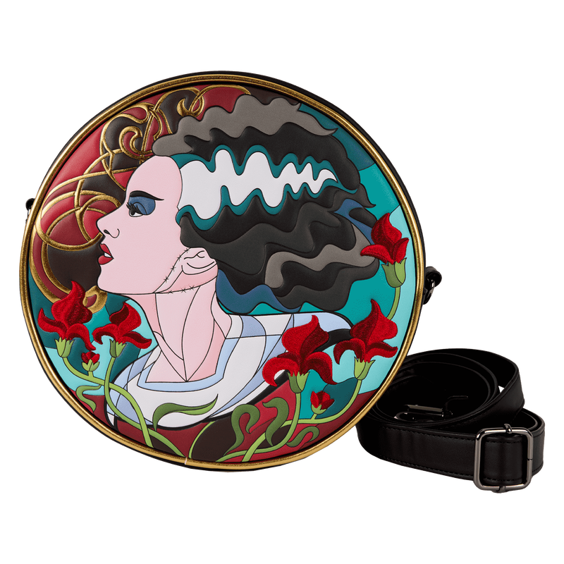Universal Monsters The Bride Of Frankenstein Stained Glass Crossbody Bag, , hi-res view 1