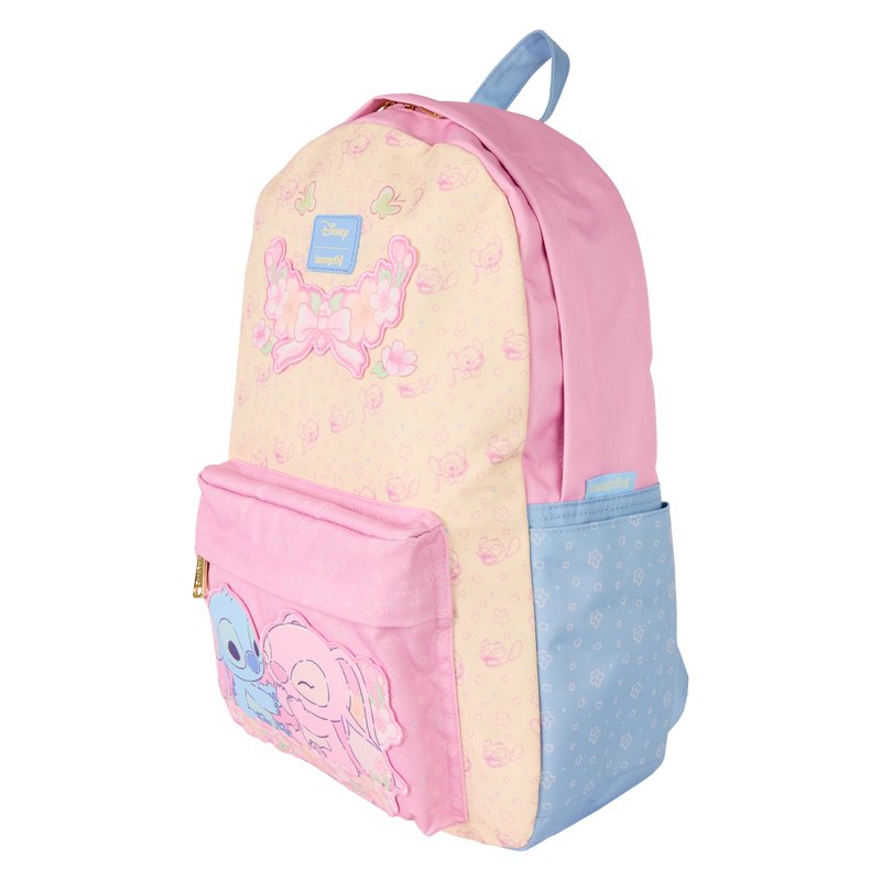 Stitch & Angel All-Over Print Full-Size Backpack, , hi-res view 3