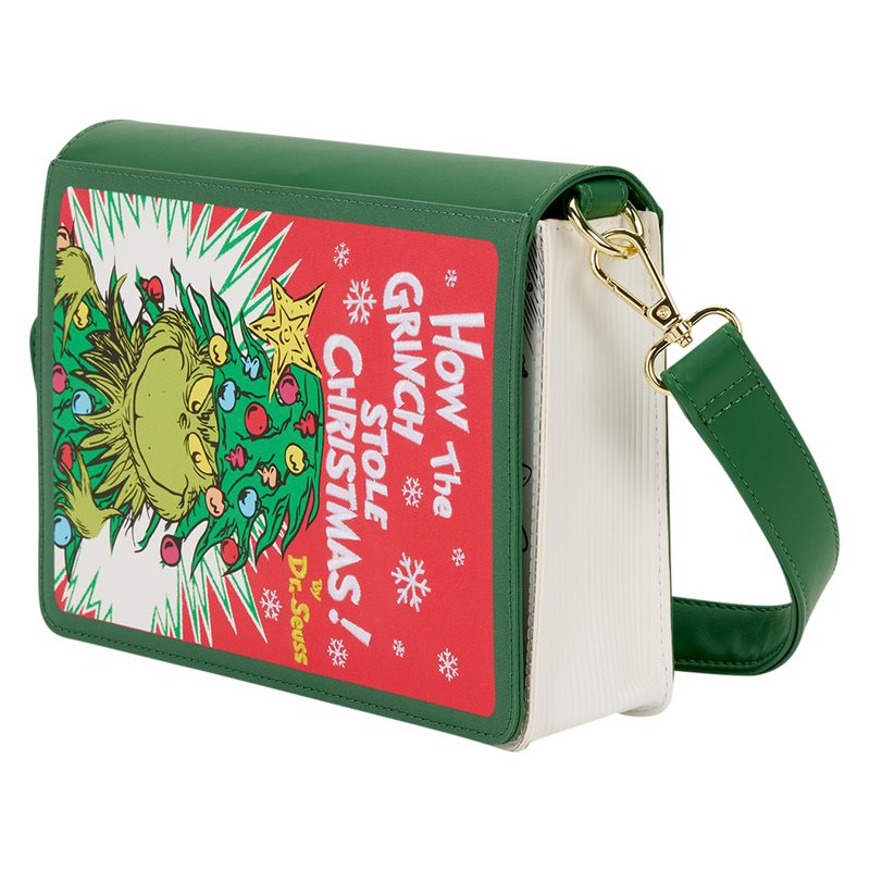 Dr. Seuss How the Grinch Stole Christmas! Holiday Color-In Crossbody Bag, , hi-res view 6