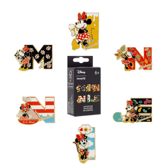 Minnie Mouse Letters Blind Box Enamel Pin - Disney, Image 1