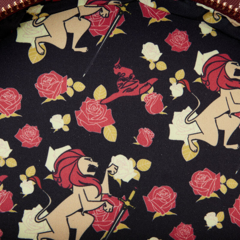 Harry Potter Gryffindor House Floral Tattoo Mini Backpack, , hi-res view 8