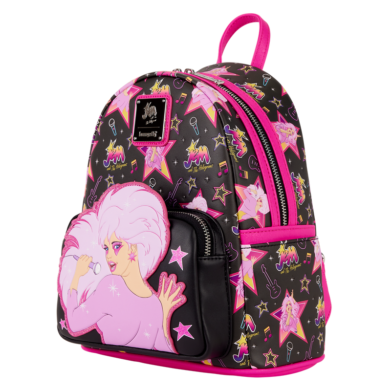Jem and the Holograms Glitter All-Over Print Mini Backpack, , hi-res view 5