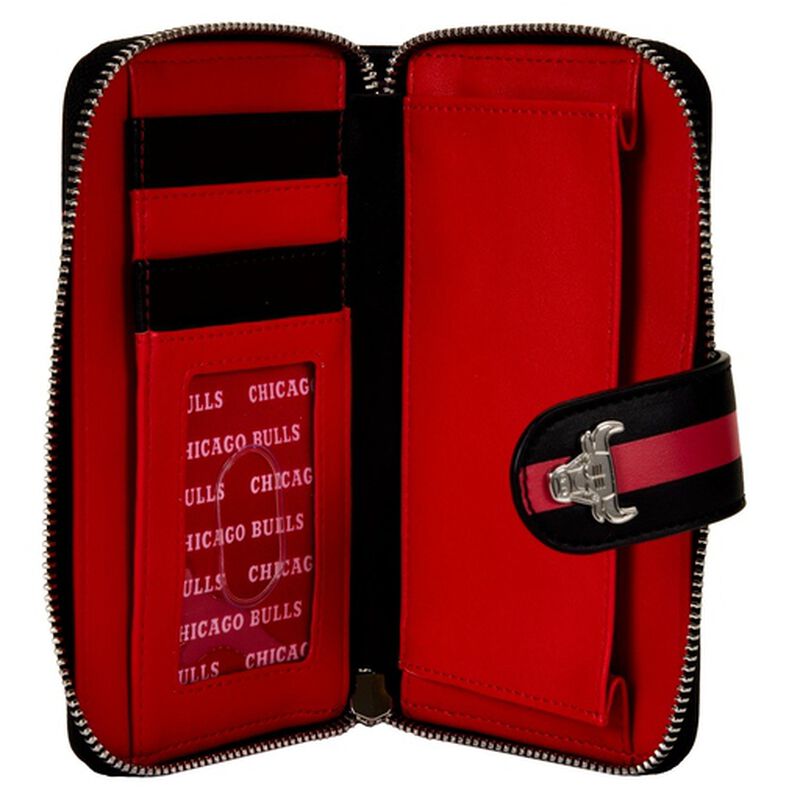 NBA Chicago Bulls Logo Zip Around Wallet, , hi-res view 5