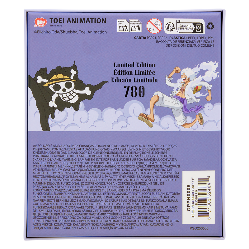 NYCC Limited Edition  GEAR5 Luffy 3" Collector Box Sliding Pin - ONE PIECE, , hi-res view 5
