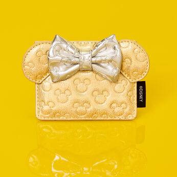 Minnie Mouse Exclusive Metallic Gold & Silver Quilted Card Holder, Image 2