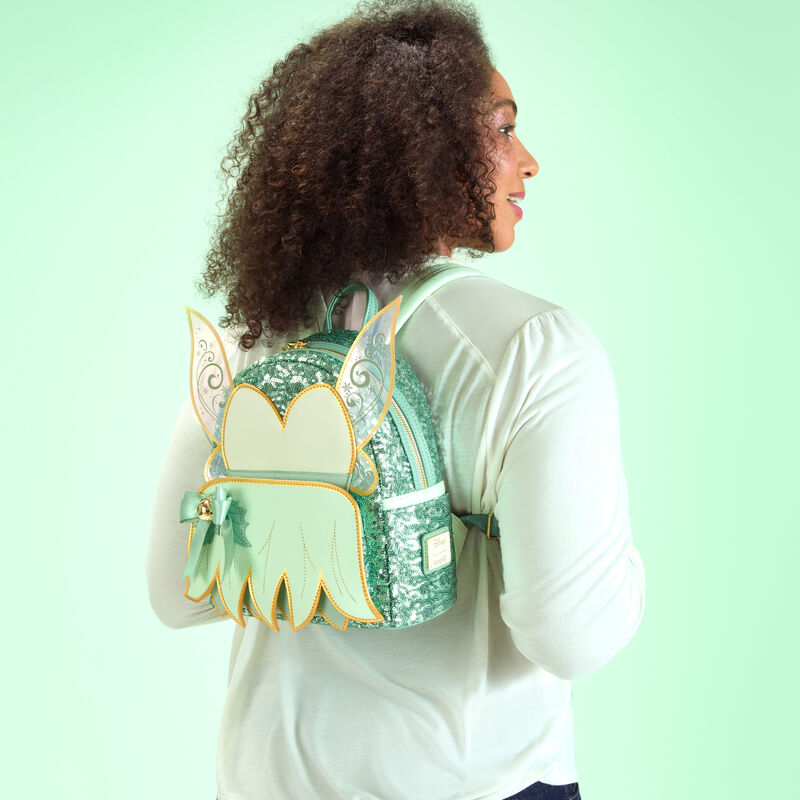 Peter Pan Tinker Bell Holiday Cosplay Sequin Mini Backpack LFlifestyle2 view 3