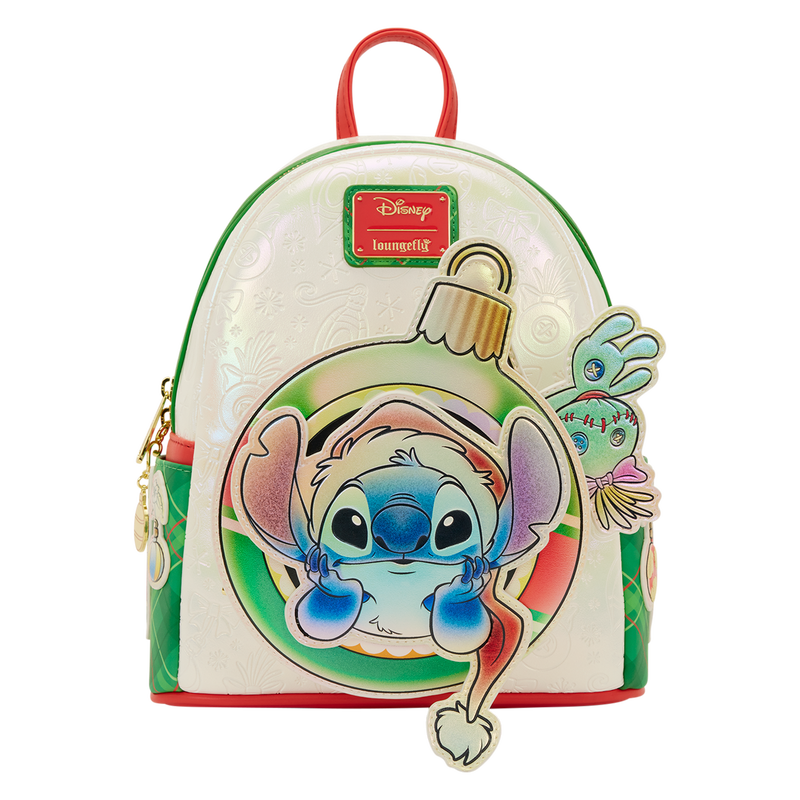 Stitch & Scrump Iridescent Holiday Ornament Mini Backpack, , hi-res view 6
