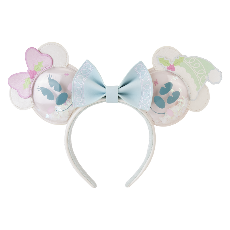 Mickey & Minnie Pastel Snowman Ear Headband, , hi-res view 1