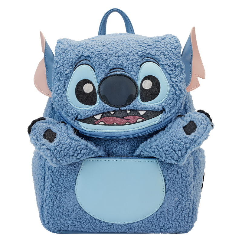 Stitch Plush Sherpa Cosplay Mini Backpack, , hi-res view 4