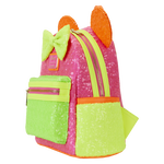 Minnie Mouse Exclusive Color Block Neon Sequin Mini Backpack, , hi-res view 4