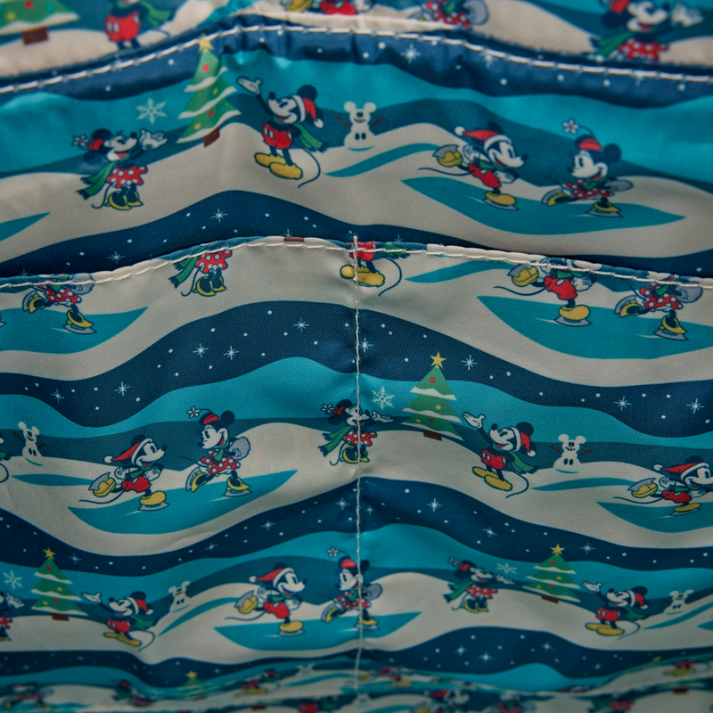 Mickey & Friends Holiday Convertible Backpack & Tote Crossbody Bag, , hi-res view 6