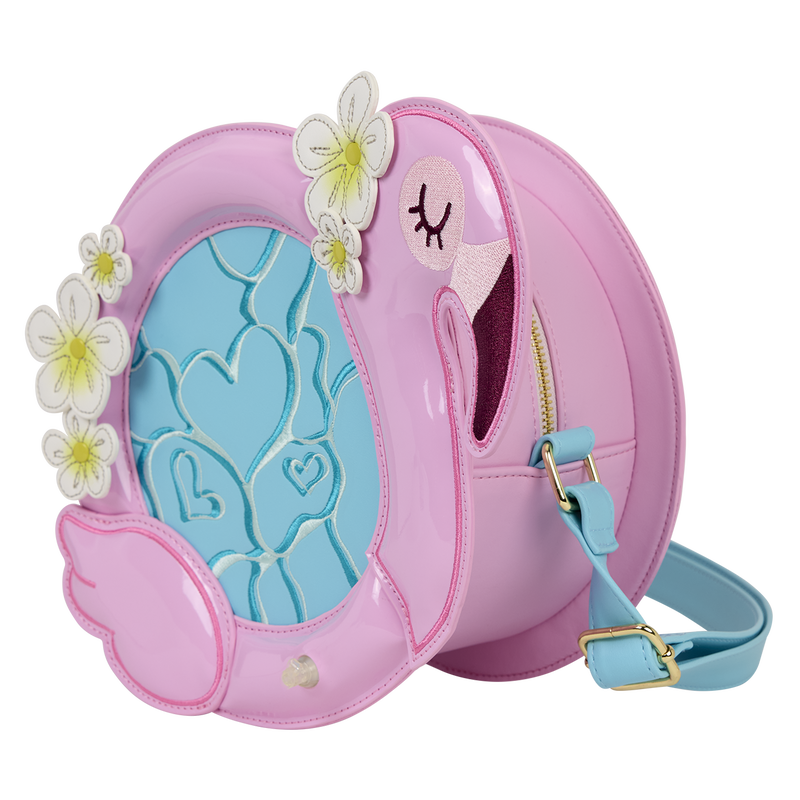 Loungefly Flamingo Pool Float Figural Crossbody Bag with Coin Bag, , hi-res view 3
